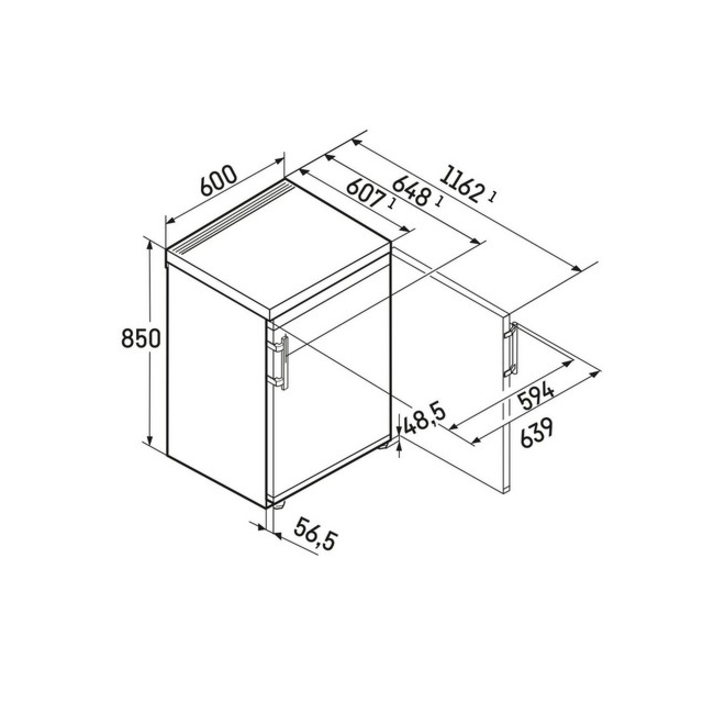 Liebherr RDI 1620-20 60Cm Under Counter Fridge