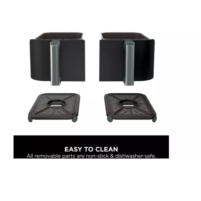 Ninja AF200UK Foodi 4 In 1 Dual Zone Air Fryer 7.6L