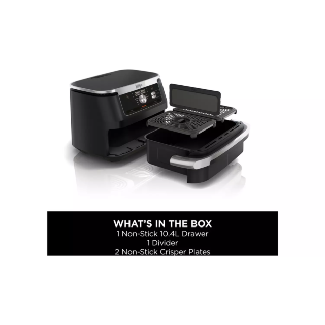 Ninja AF500UK Foodi Flexdrawer Air Fryer 10.4L