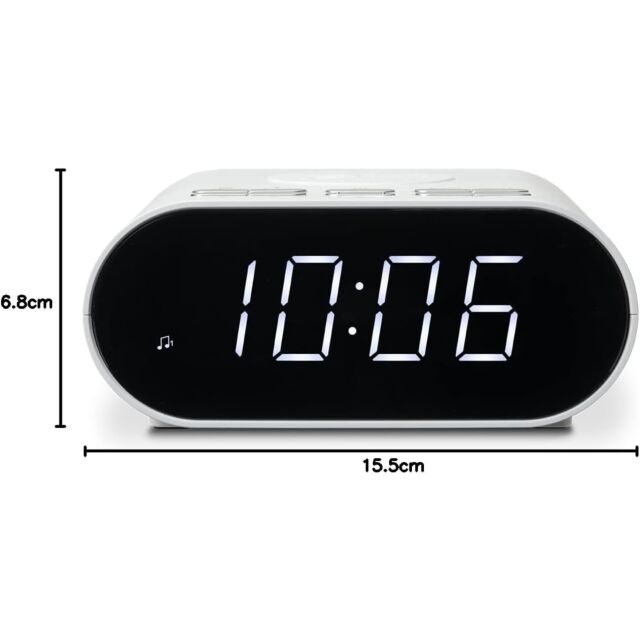 Roberts ORTUSCHARGEW FM RDS / Bluetooth / Wireless Charging Alarm Clock Radio