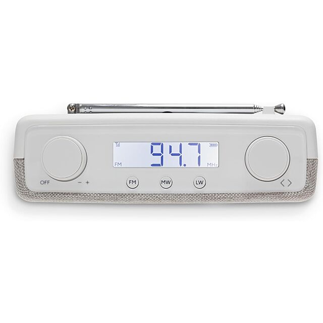 Roberts PLAYFMW FM/MW/LW Compact and Portable Radio - White