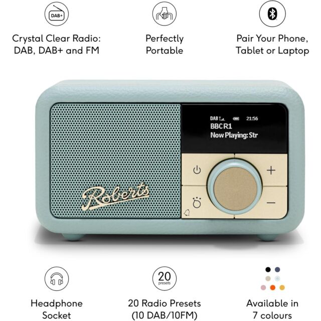 Roberts REV-PETITE2DE Revival Petite Radio Duck Egg