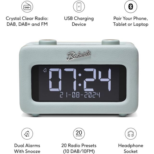 Roberts REV-RESTDE DAB Clock Radio