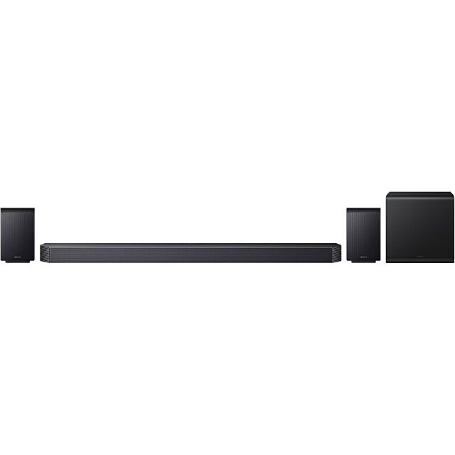 Samsung HW-Q930F 9.1.4ch Q-Series Soundbar, Subwoofer, Rear Speakers, Dolby Atmos, Amazon Alexa, App
