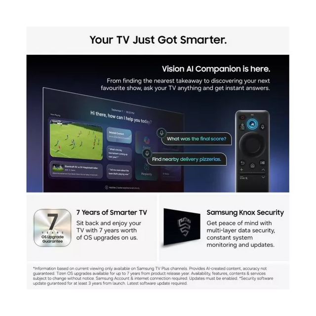 Samsung QE75QN80HA Samsung Qn70h 75inch Neo Qled 4K Mini Led Vision Ai Smart TV 2026