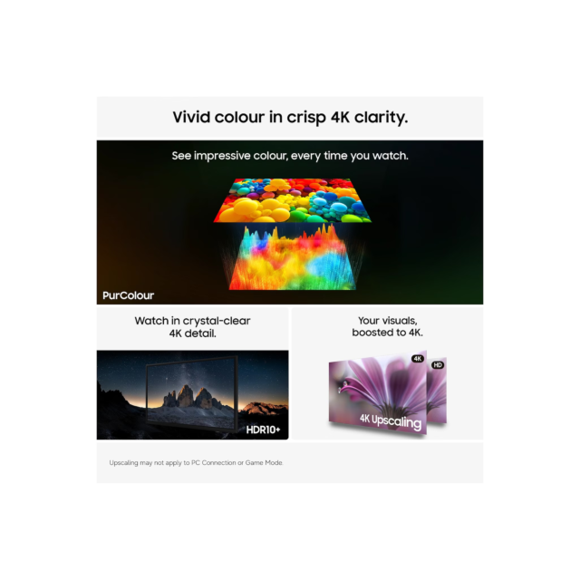 Samsung UE43U8020HKXXU 43inch Crystal Uhd U8020h 4K Samsung Vision Ai Smart TV (2026)