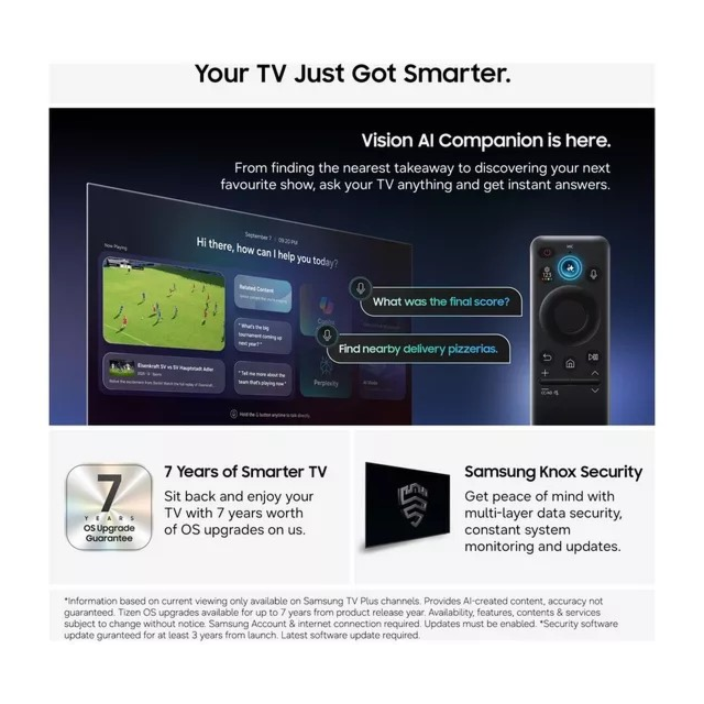 Samsung UE55M70HA Samsung M70h 55inch 4K Mini Led Vision Ai Smart TV 2026