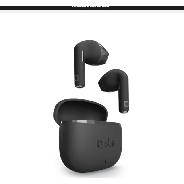 SBS 85624 Go Podstwsn Ear With Case Black