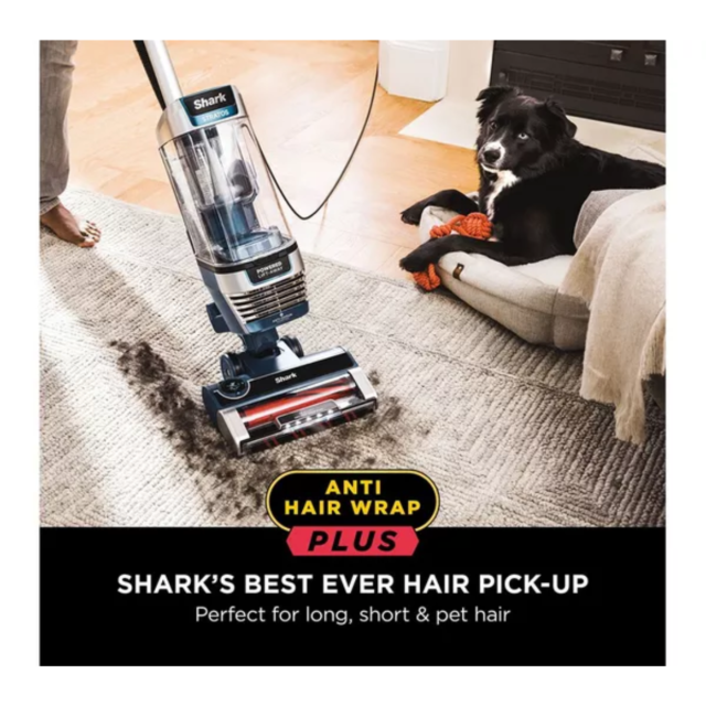 Shark AZ3000UKT Shark Stratos XL Anti Hair Wrap Plus Anti-Odour Upright Vacuum - Navy Blue