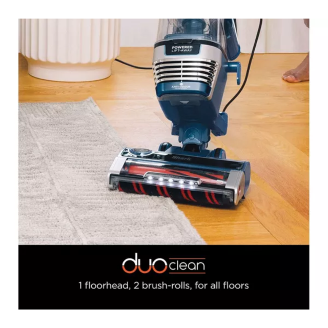 Shark AZ3000UKT Shark Stratos XL Anti Hair Wrap Plus Anti-Odour Upright Vacuum - Navy Blue
