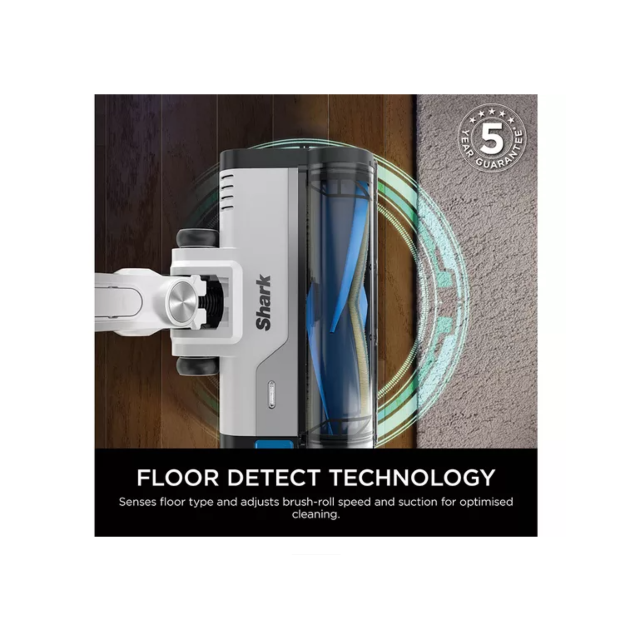 Shark IZ380UK Powerpro Cordless Stick Vacuum Anti Hair Wrap, Floor Detect.