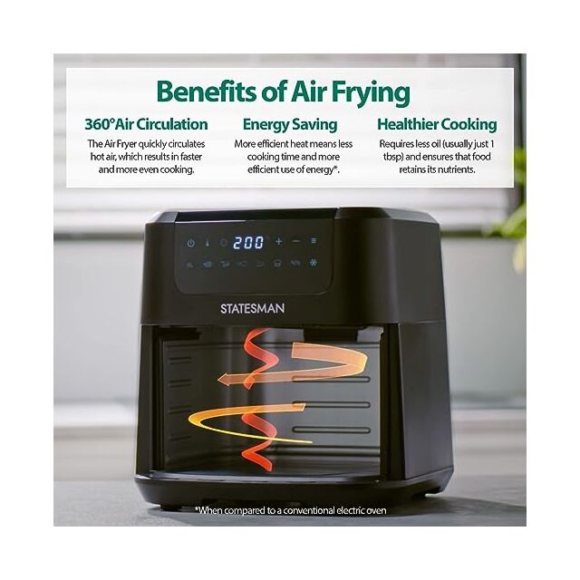 Statesman SKAF05015B 5 Litre Air Fryer