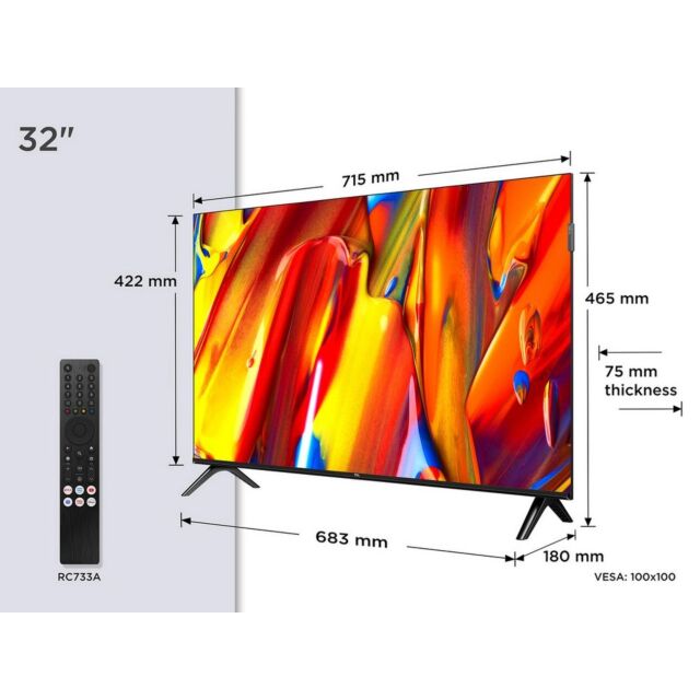 Tcl 32V5C 32inch Smart Led TV