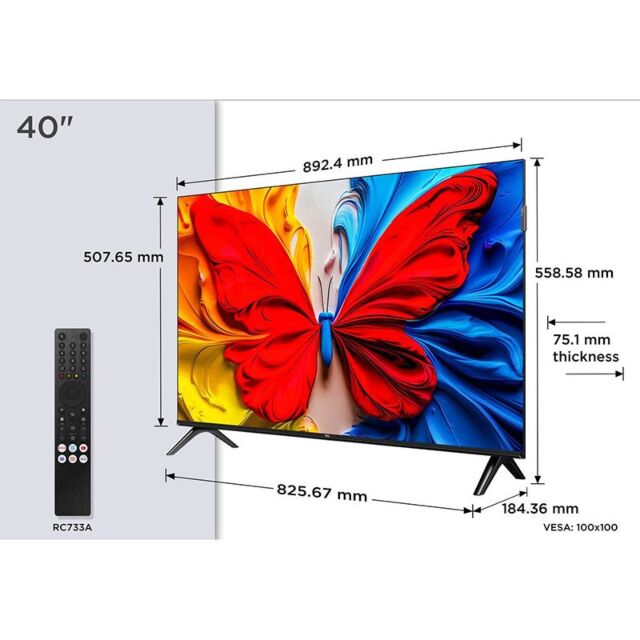 Tcl 40V5C 40inch Smart Led TV