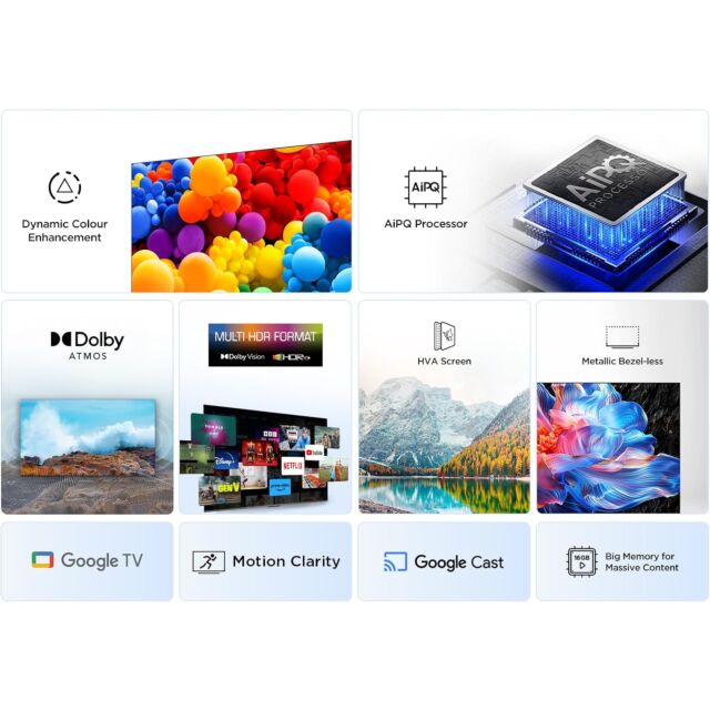 Tcl 75V6C 75inch Smart Led TV