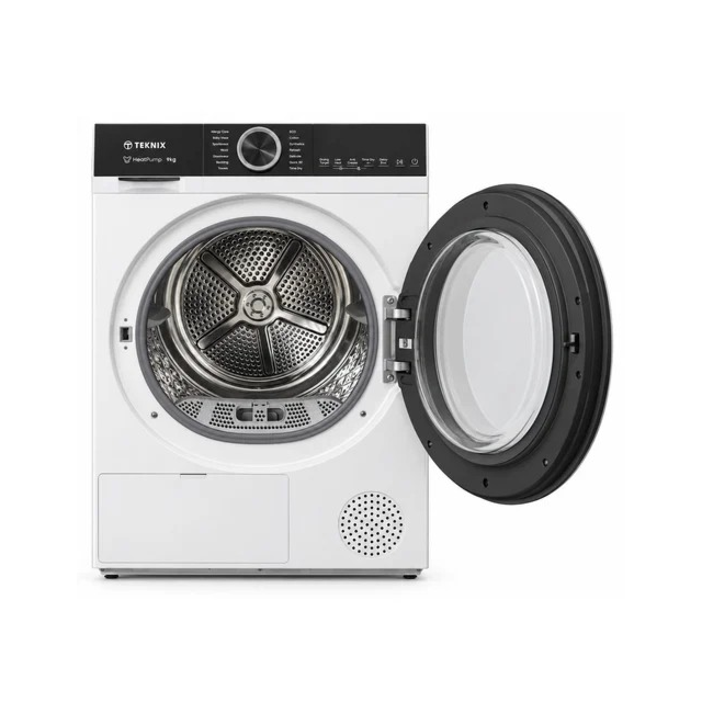 teknix TK2HPMA9W 9Kg Heatpump Dryer, White