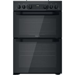 Hotpoint HDM67G0CMB/UK Double Cooker - Black