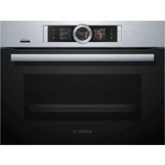 Bosch CSG656BS7B, Built-in compact oven with steam function