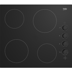 Beko HIC64102 60cm Ceramic Hob - Black
