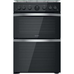 Indesit ID67G0MCB/UK Double Cooker - Black