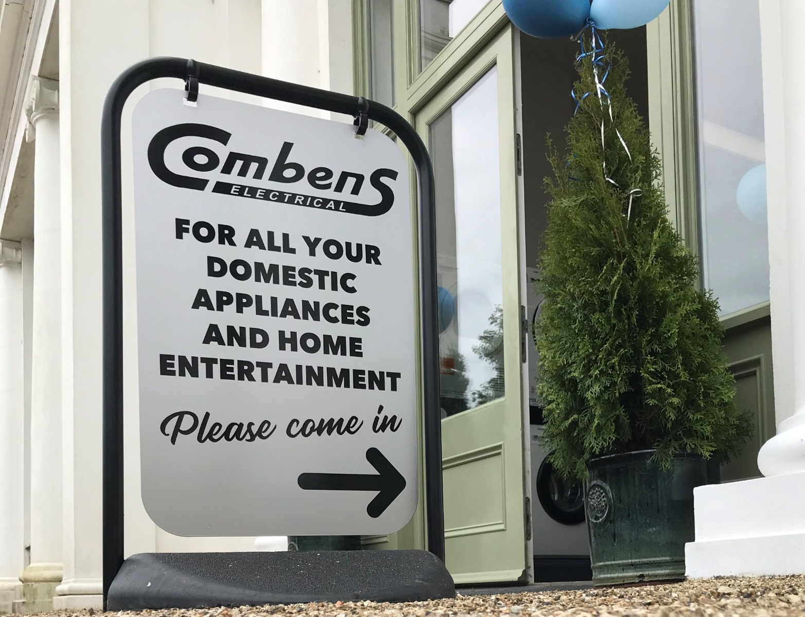 Combens Entry Sign.